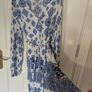 Blue & white dress Image 2