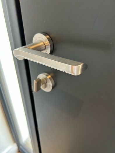 front door frame &  glass panel