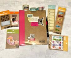 K&Company SMASH Pretty Pink Style Junk Journal Scrapbook Memory Book ALL SET NEW