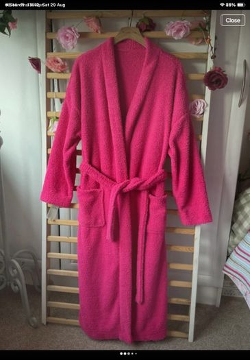 dressing robe bnwt size medium cerise pink skims dupe