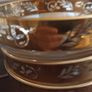 Gilded Glass Bowls & Serving Bowl Image 2