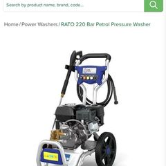 RATO 220 Bar Petrol Pressure Washer