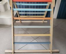 wooden climbing frame