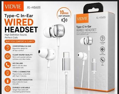 Type-C In-Ear Wired Earphone VIDVIE
