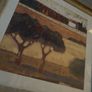 Large Framed Mediterranean Landscape Print Image 3