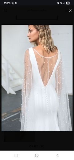 Love Story Bride - Olive Wedding Dress Cape