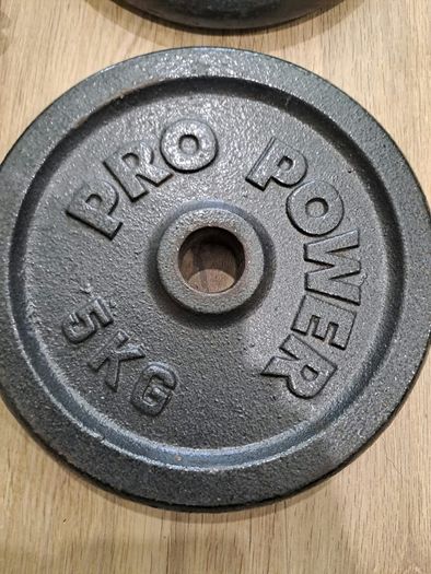 Set of dumbbell weights