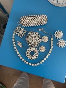 vintage Diamante Jewellery
