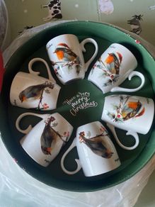 Tipperary Crystal Christmas Mugs