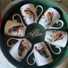 Tipperary Crystal Christmas Mugs