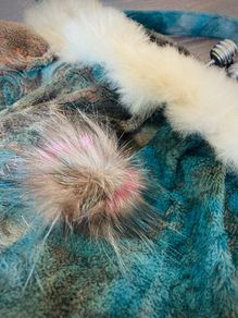Fur handbag