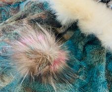 Fur handbag