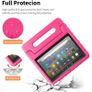 For Amazon Fire HD 8 2024 12th Gen Kids Case Shockproof Cover With Stand - Pink Image 5