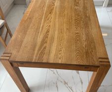 Kitchen SOLID OAK kitchen  table and  6 chairs