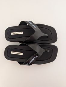Karl Lagerfeld flip flops