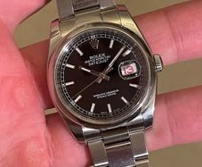 Rolex Datejust 36mm Black Dial ref. 116200 Watch Only