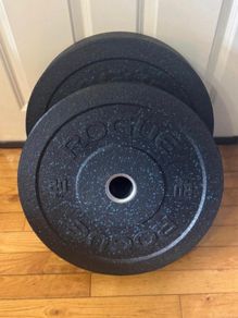 Olympic Bumper Weight Plates - 2 x 20KG's