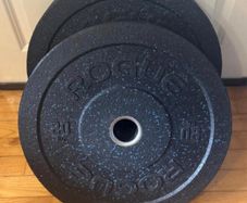 Olympic Bumper Weight Plates - 2 x 20KG's