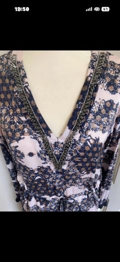 NU Denmark size 12 long dress