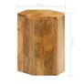 Coffee Table Set 3 Pieces Solid Mango Wood Image 6