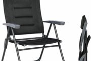 Folding Camping Garden Reclining Chairs Outdoor Sturdy Lightweight Sun Lounger (MULTIPLE COLOURS)