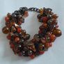 Beaded Bracelet - Amber Colours Image 2