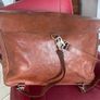 Extra Large Leather Messenger Bag/ Satchel Image 4