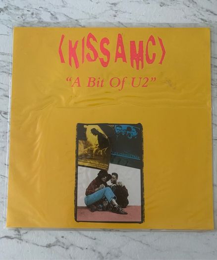Kiss AMC -  A Bit Of U2 - 1989 7" shaped vinyl picture disc
