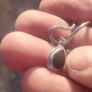Vintage Teardrop Black Onyx Sterling Silver Pendant Set Image 5