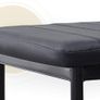 MULTIPLE COLOURS AVAILABLE Stunning Modern Faux Leather Black White 4/6 Chair Set for Dining Kitchen Room (Black, 4) Image 3