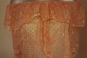 River Island orange golden off shoulder dressy top size UK8 Perfect condition Postage included