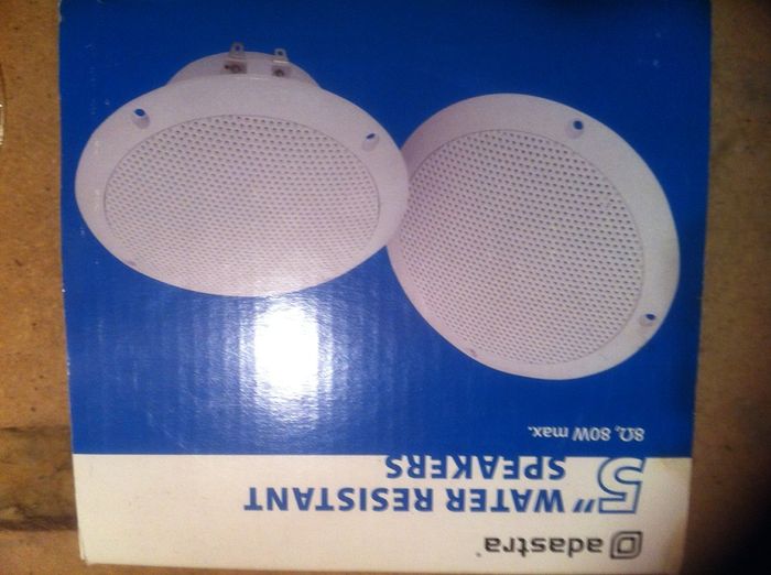 Speakers for Bathroom or Boat.ect