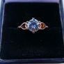 Vintage Gold Plated Solid Sterling Silver 925  Ring size P1/2 - 3g Image 2