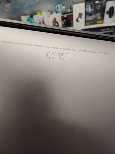 2019 Apple MacBook Pro 16" A2141 2.6GHz 6core i7 16GB 500GB Sequoia 15.3.1 (Battery Cycle: 645)