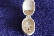 Vintage Sterling Silver 925 Cradle Basket Pendant or Charm.