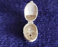 Vintage Sterling Silver 925 Cradle Basket Pendant or Charm.
