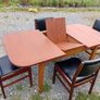 mid century crannac teak dining set Image 7