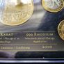 Northern Ireland Rhodium and 24k Gold Plated Specimen Titanic Set 2012 + Proof Medal UNC Only 2,000 Set's Image 2
