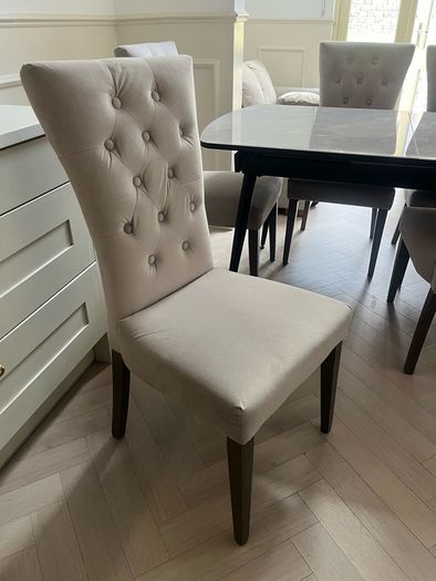 Kingsbury Velvet Dining Chairs x6