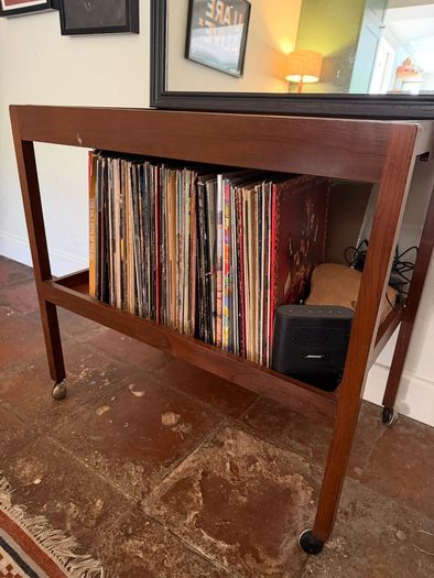 Mid-century modern bar cart