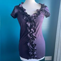 Per Una purple top. Size 12