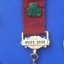 ORDER OF THE LADIES GLADE (OLG) - PRIMA degree White Rose member's medal (1978). Inscribed with recipient's name. A scarce medal. Image 2