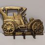 Antique early 1900s Brass Key holder Image 2