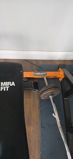 Bench , 150kg of weights barbell and dumbells set