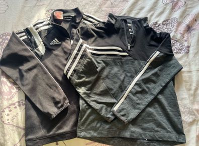 Adidas and O'Neills zip tops