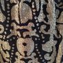 gold black skirt size m Image 5