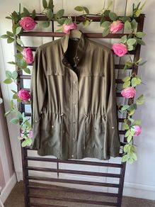jacket Zara size medium khaki utility style jacket