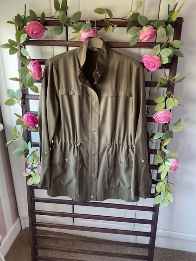 jacket Zara size medium khaki utility style jacket