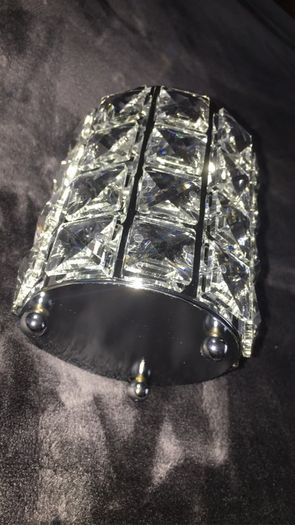 Brand new silver makeup organizer