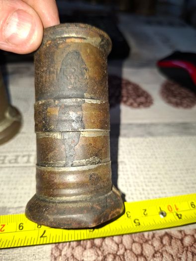 Rare 13 Piece Lot of Antique Chavagnat Tin Measuring Demi-Litre from Paris, France, dating  approximately 1800s.